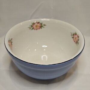 Floral Blue and White Bowl